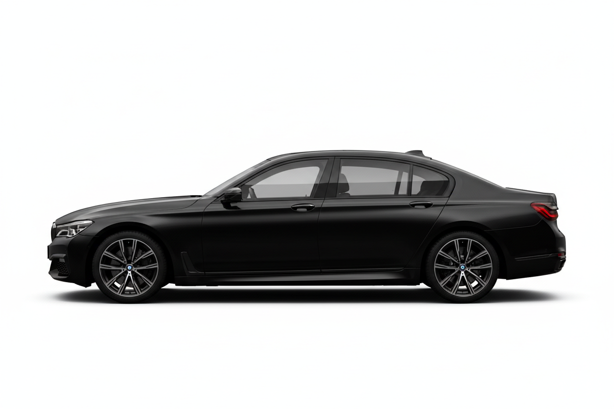 Black BMW 7 Series